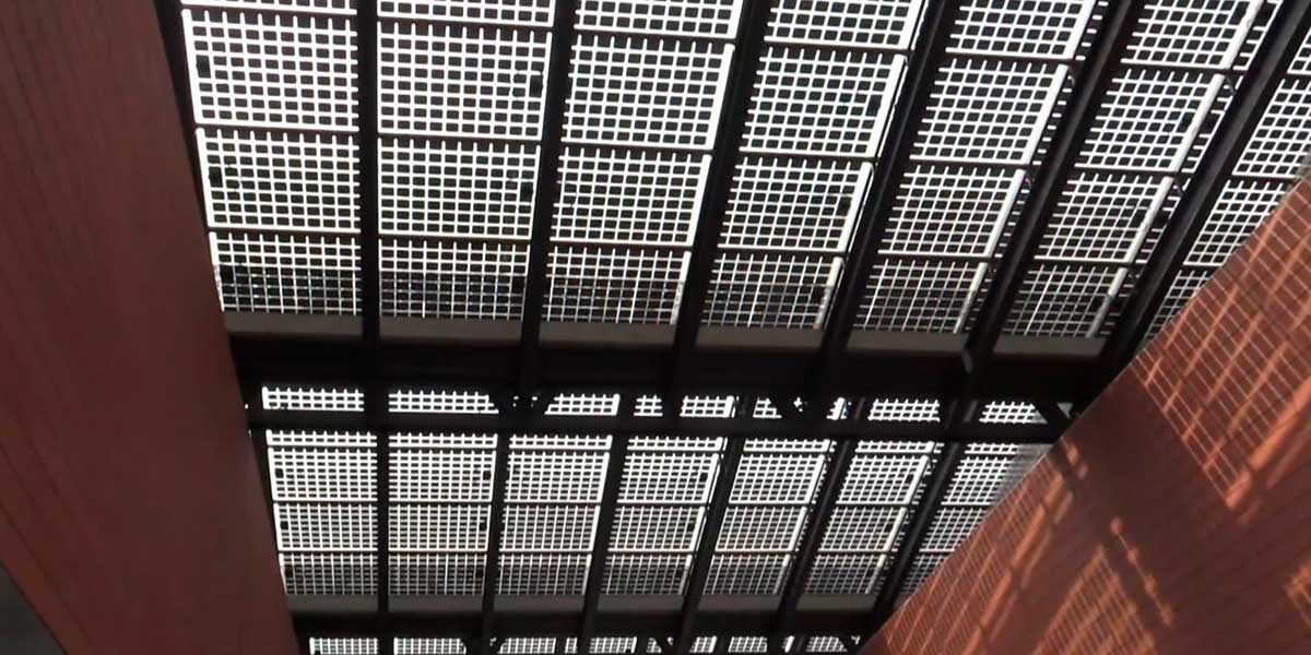 Photovoltaic skylight Lumen Shopping Cemter 2