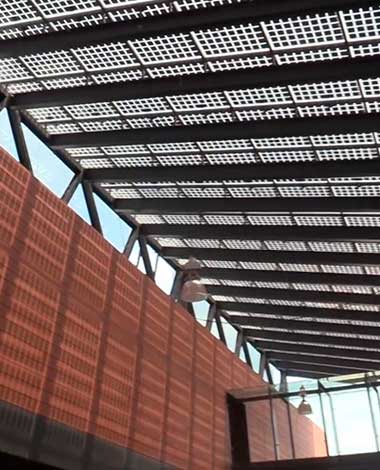 lumen shopping centre photovoltaic skylight onyx solar