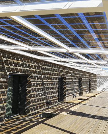 Algarve residence photovoltaic canopy onyx solar