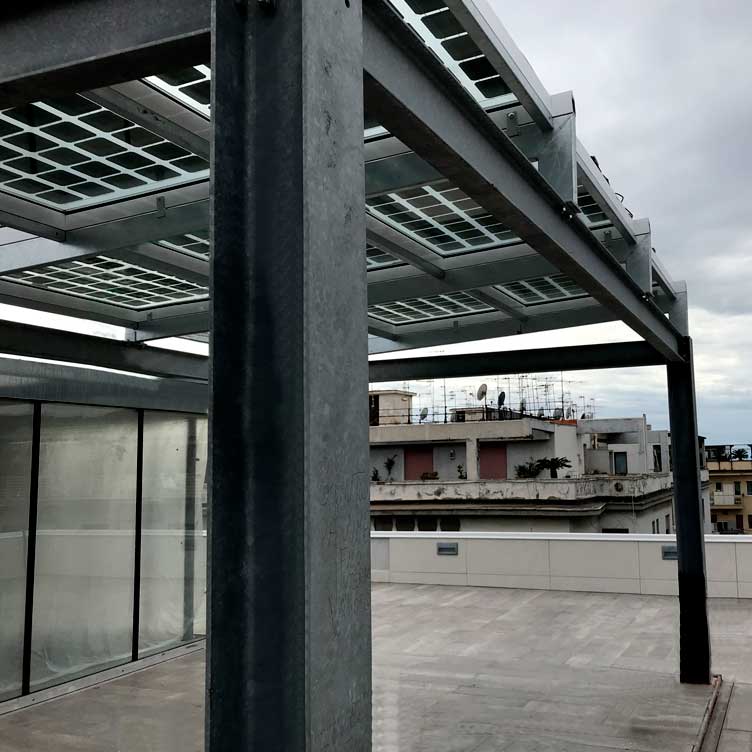 PHOTOVOLTAIC CANOPY - Private Residence Naples