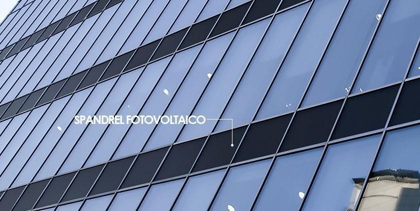 spandrel fotovoltaico onyx solar edificio