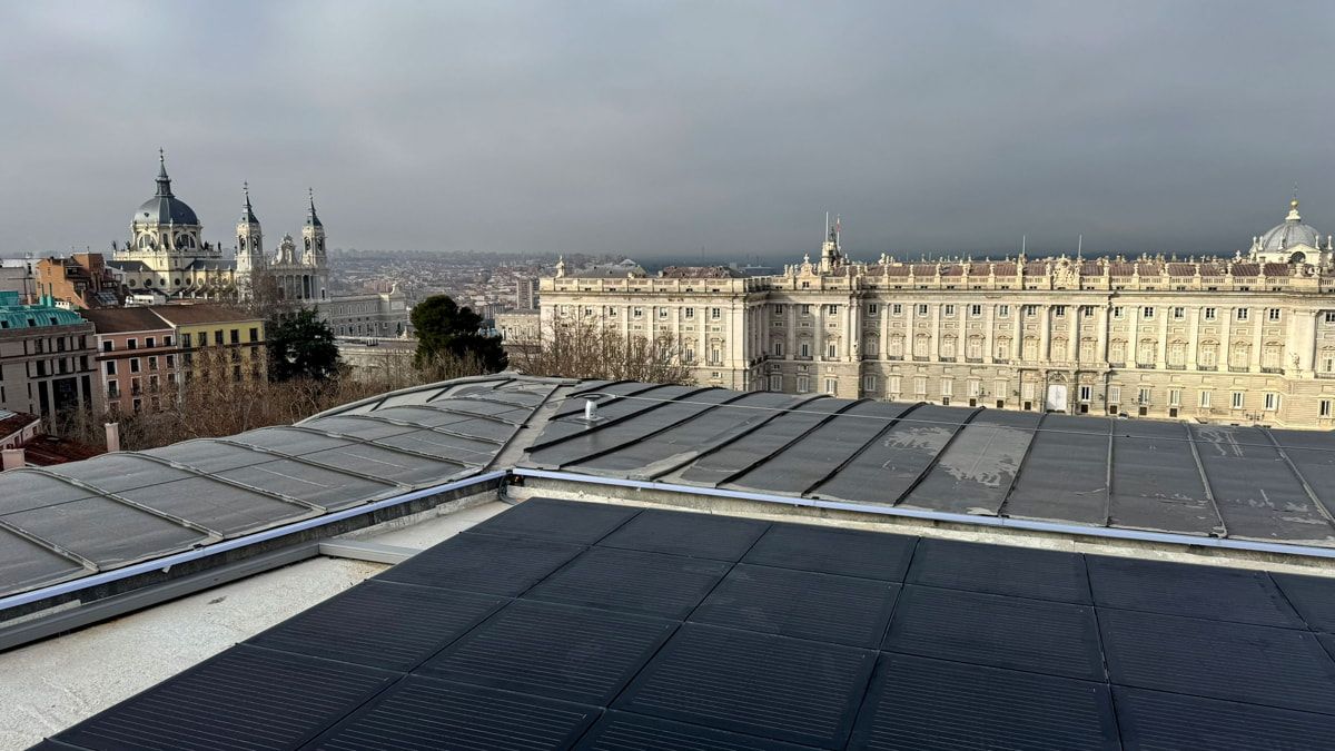 Views from the roof of the Teatro Real.