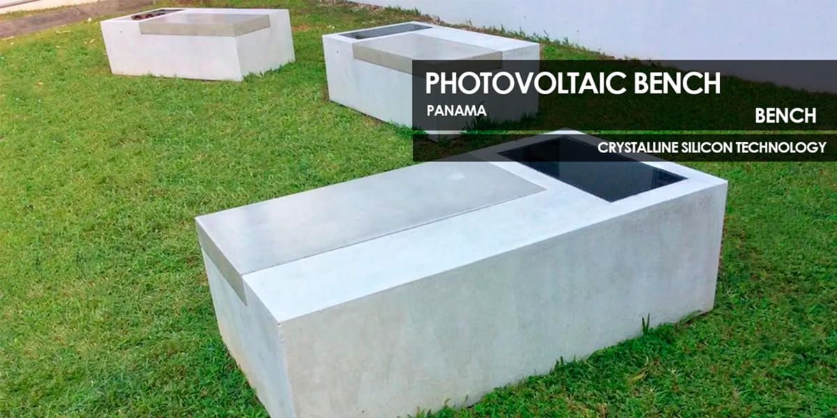 Photovoltaic Crystalline Bench in Panama By Onyx Solar