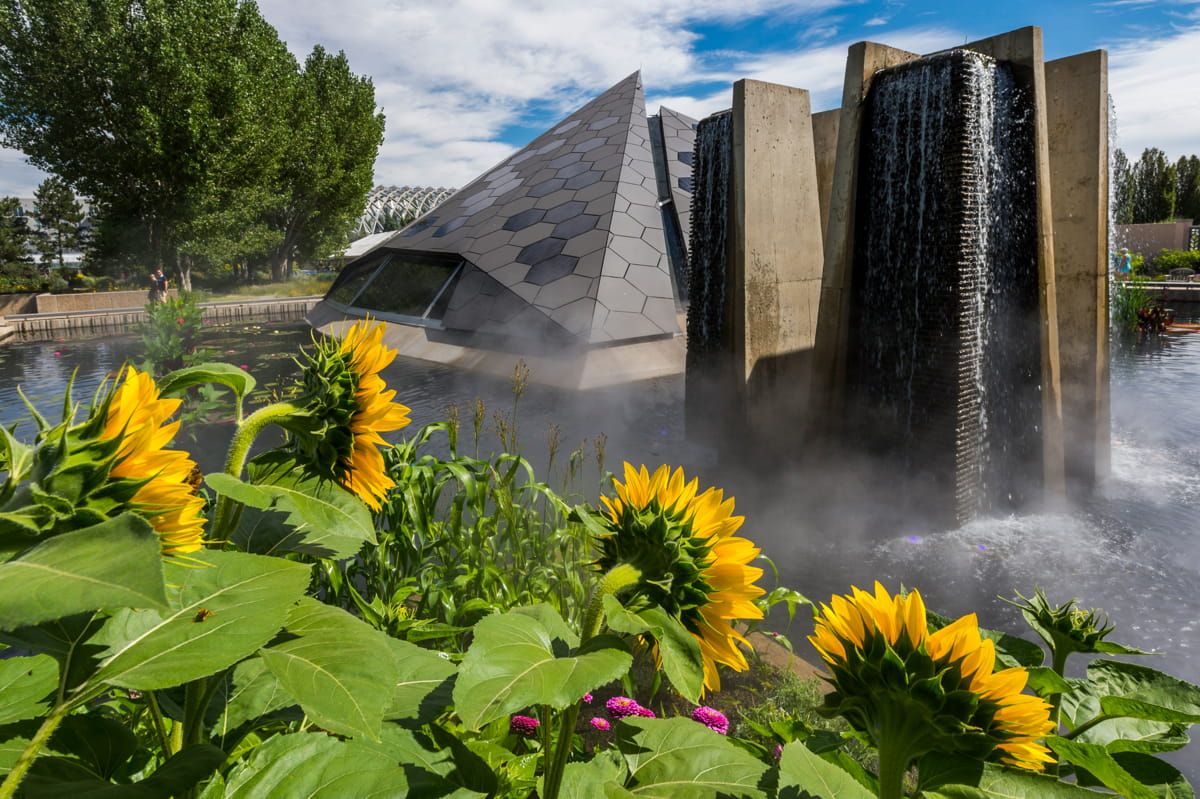 Overview of Science Pyramid Façadefeaturing Crystalline Silicon Photovoltaic Technology Glass by Onyx Solar 