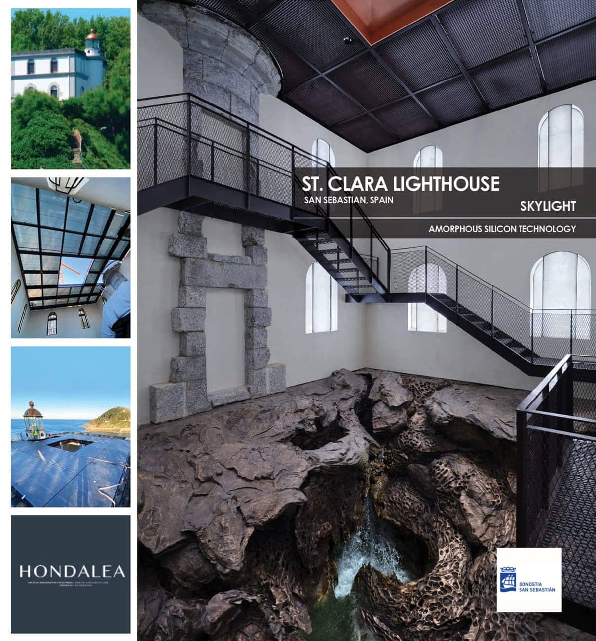 St. Clara Lighthouse Skylight incorporating Amorphous Silicon Photovoltaic Technology Glass by Onyx Solar