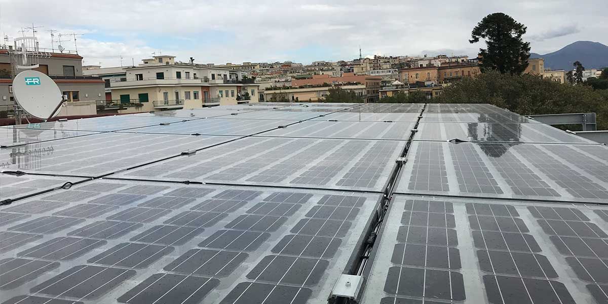 View of Private Residence Photovoltaic Crystalline Canopy 