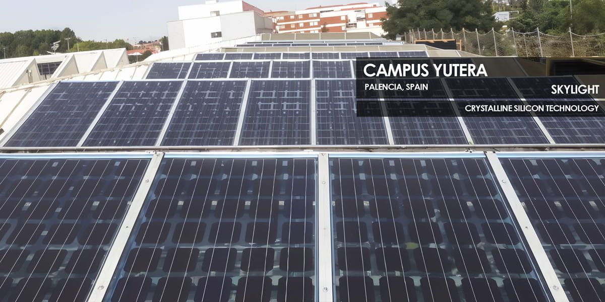 Campus Yutera Skylight incorporating Crystalline Silicon Photovoltaic Technology Glass by Onyx Solar