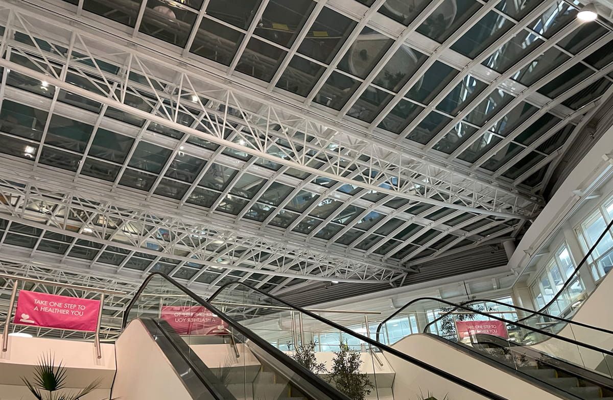 Wythall Phoenix House Skylight featuring Amorphous Silicon Photovoltaic Technology glass by Onyx Solar