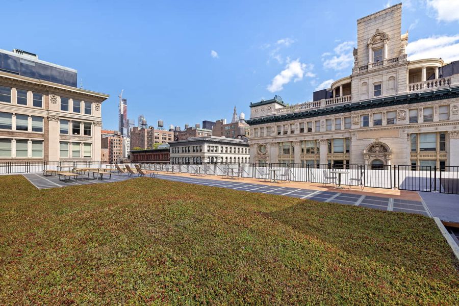 6th Avenue Walkable Floor incorporating Crystalline Silicon Photovoltaic Technology Glass by Onyx Solar