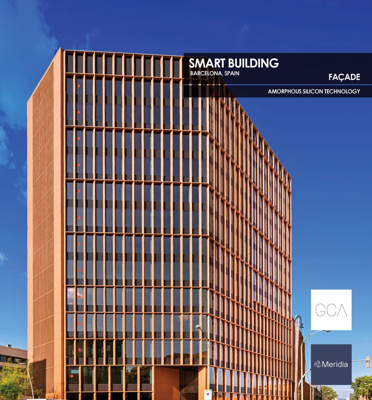 Smart Building Façade incorporating Amorphous Silicon Photovoltaic Technology Glass by Onyx Solar
