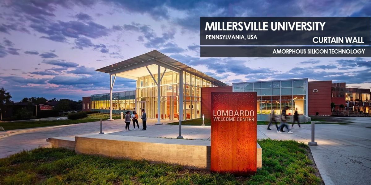 Millersville University Amorphous Curtain Wall by Onyx Solar