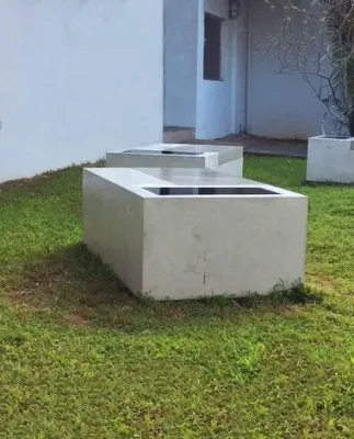 Side View of Photovoltaic Crystalline Bench in Panama By Onyx Solar