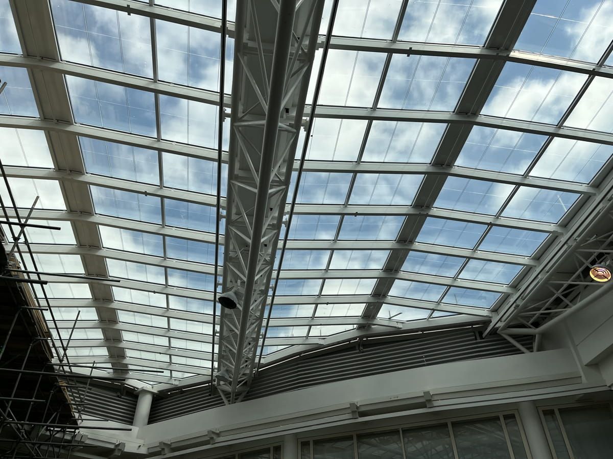 Wythall Phoenix House Skylight featuring Amorphous Silicon Photovoltaic Technology glass by Onyx Solar