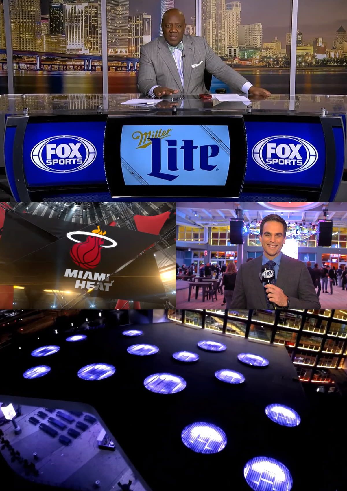 FOX Sports News about Onyx Solar's installation of photovoltaic glass at the Miami Heat stadium