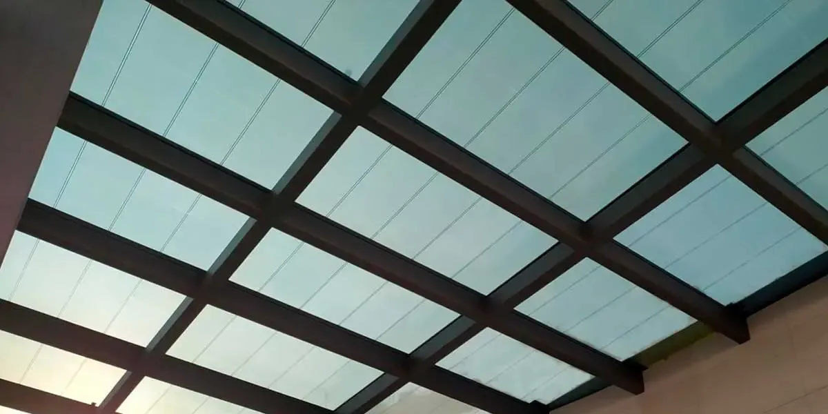 Scientechnic Dubai Skylight featuring amorphous silicon technology photovoltaic glass by Onyx Solar