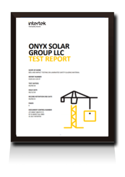 Interlek Test Report 2 Ply Glass