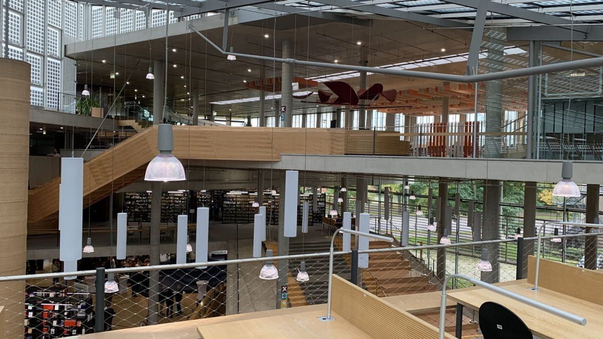 Crystalline Silicon Photovoltaic Glass by Onyx Solar integrated into the Skylight and Façades of the Otto von Guericke University Library