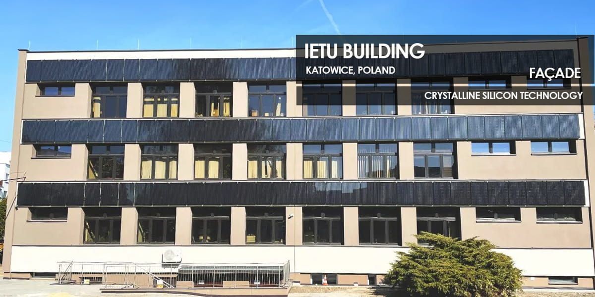 IETU Building Crystalline Facade by Onyx Solar