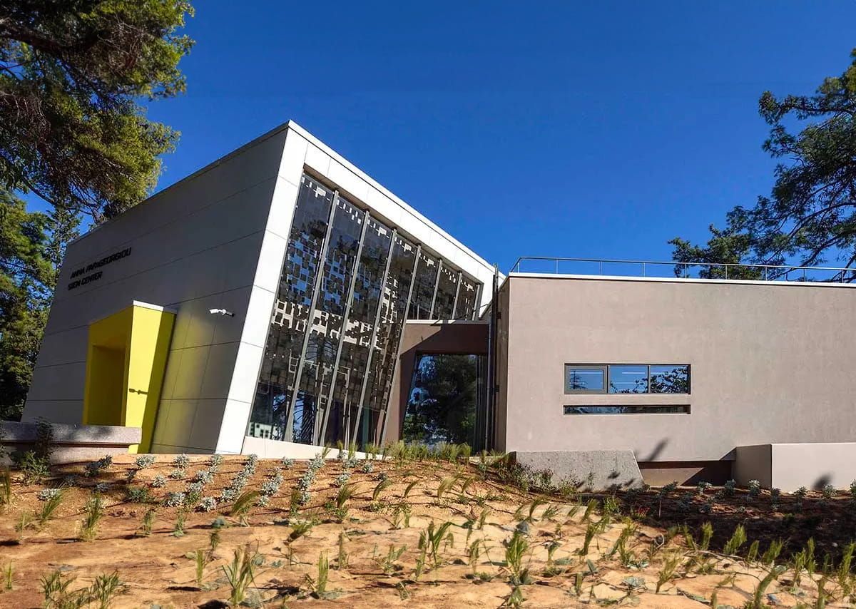 Overview of Anatolia Stem Center skylight incorporating Crystalline Silicon Photovoltaic Technology Glass by Onyx Solar