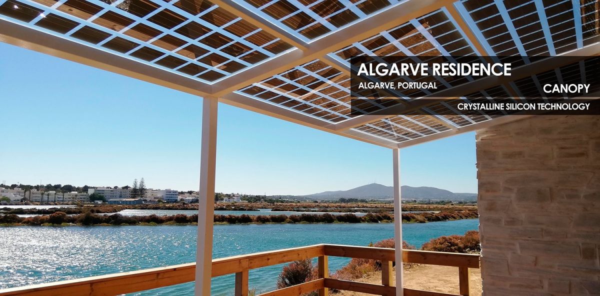 Algarve Residence Photovoltaic Crystalline Canopy by Onyx Solar