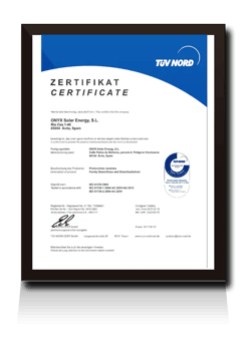 IEC Crystalline certificate