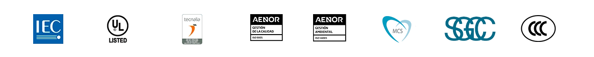 Logos of various independent certification associations